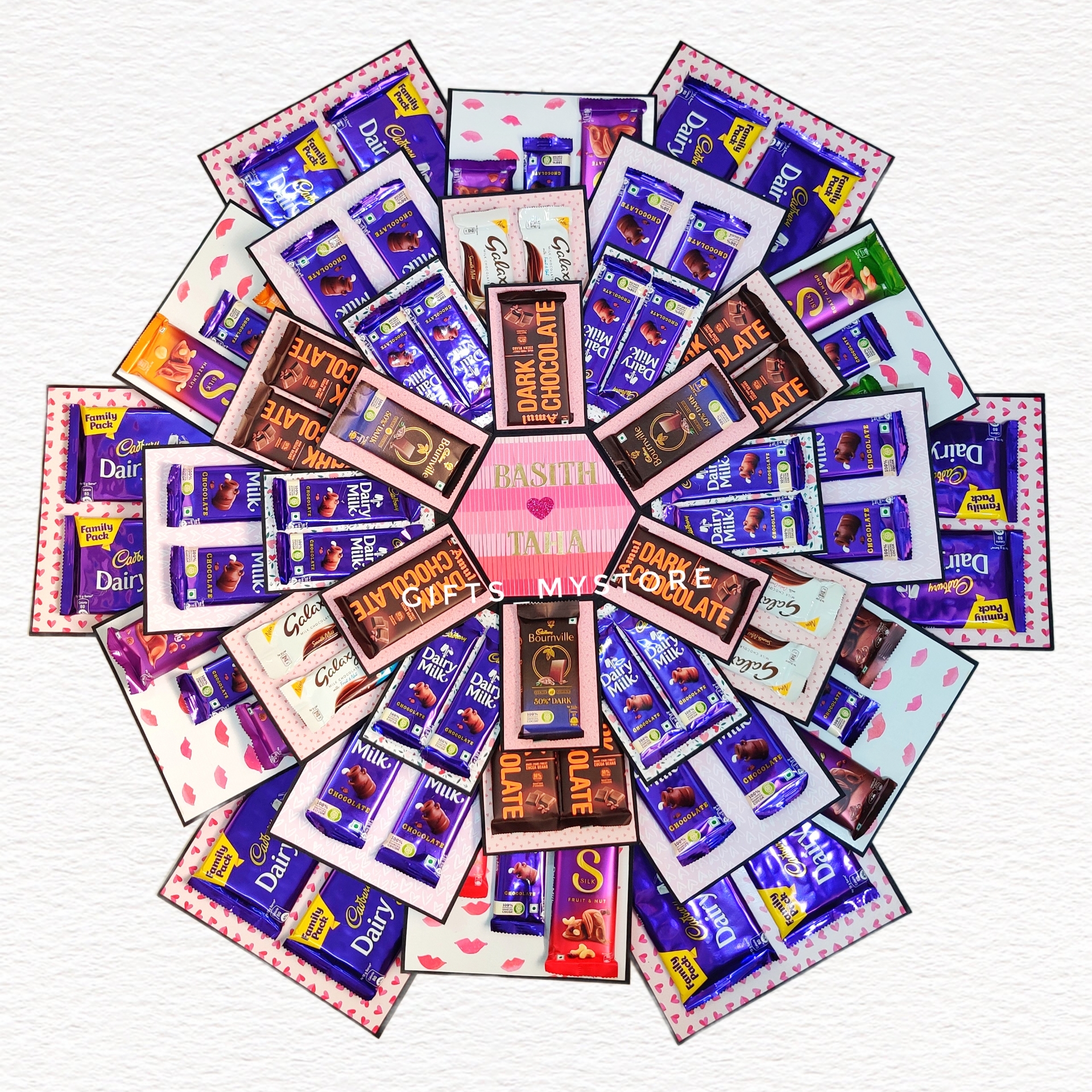 6 LAYER DECORATIVE BIGGEST CHOCOLATE BOX